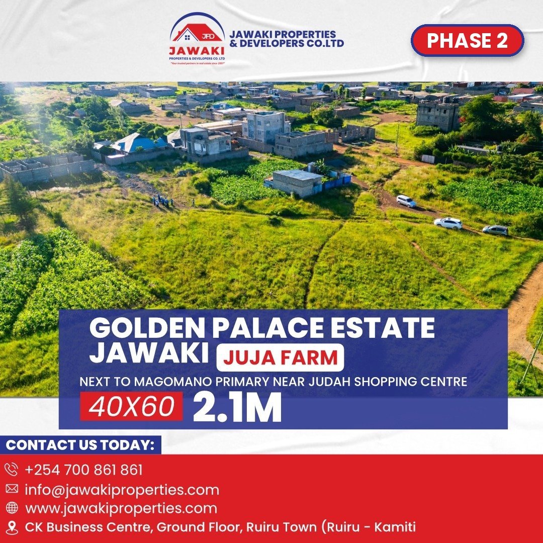 Golden Palace Estate – Murera behind Judah Town center – Phase 2